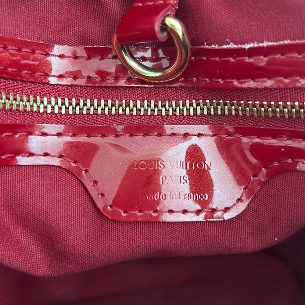 Louis Vuitton Red Wilshire Mini Tote - Picture 12 of 16